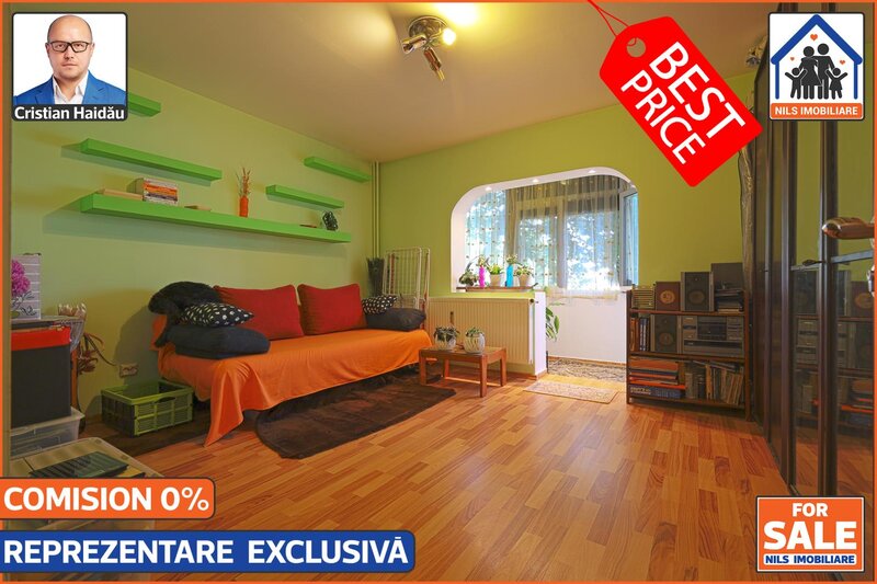 Decebal, ocazie, apartament 4 camere, 2 bai, 2 balcoane