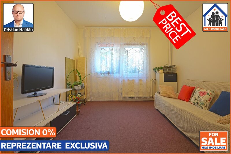 Decebal, ocazie, apartament 4 camere, 2 bai, 2 balcoane