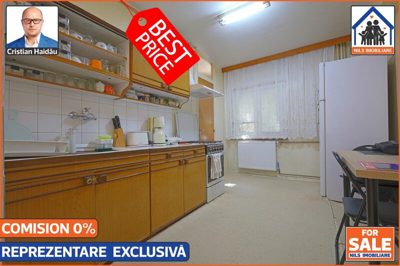 Decebal, ocazie, apartament 4 camere, 2 bai, 2 balcoane