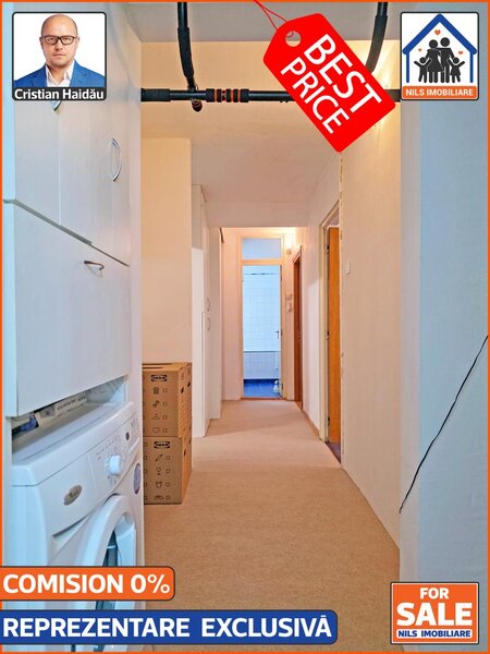 Decebal, ocazie, apartament 4 camere, 2 bai, 2 balcoane